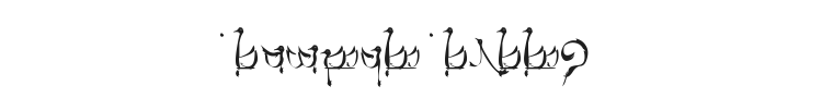 Tengwar Teleri Font Preview