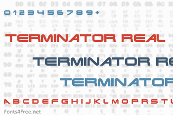 Terminator Real Font