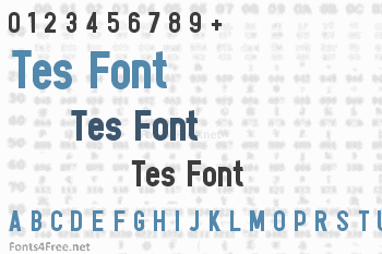 Tes Font