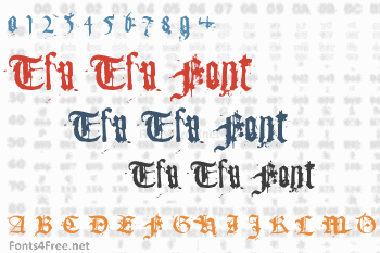 Tfu Tfu Font