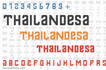 Thailandesa Font