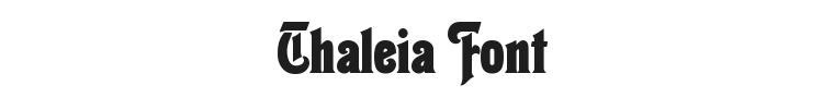 Thaleia Font Preview