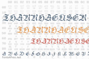 Thannhaeuser Zier Font