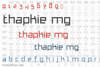 Thapkie MG Font