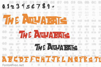 The Aquabats Font