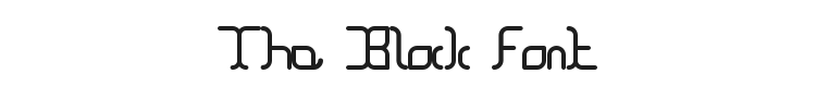 The Block Font