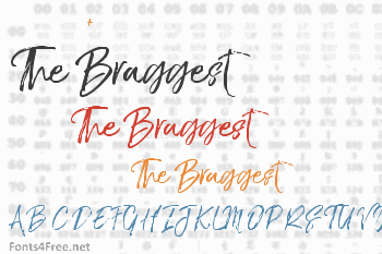 The Braggest Font