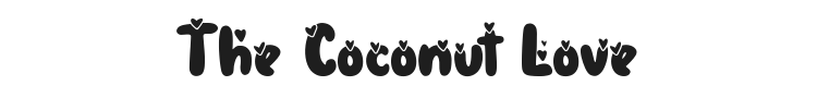 The Coconut Love Font