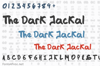 The Dark Jackal Font