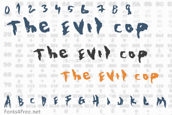 The Evil Cop Font