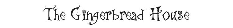 The Gingerbread House Font Preview