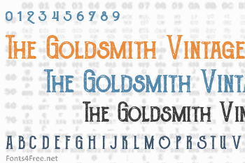 The Goldsmith Vintage Font