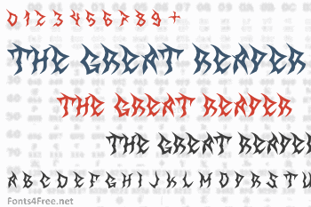 The Great Reaper Font