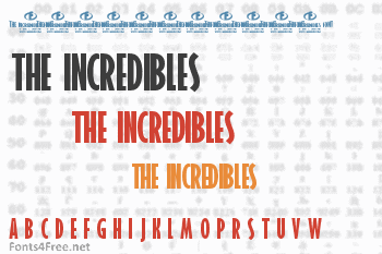 The Incredibles Font