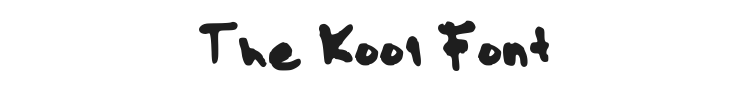 The Kool Font Preview