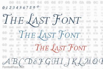 The Last Font Im Wasting On You Font