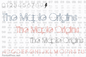 The Maple Origins Font