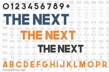 The Next Font Font