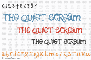 The Quiet Scream Font