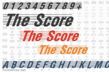 The Score Font