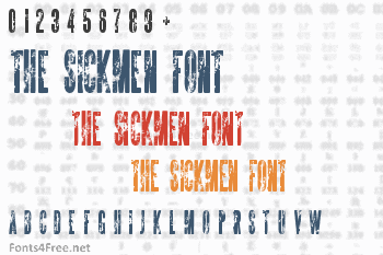 The Sickmen Font