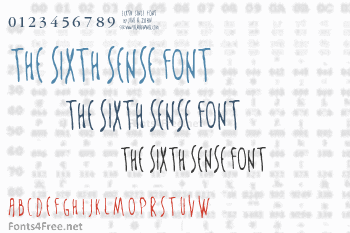 The Sixth Sense Font