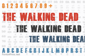 The Walking Dead Font