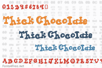 Thick Chocolate Font