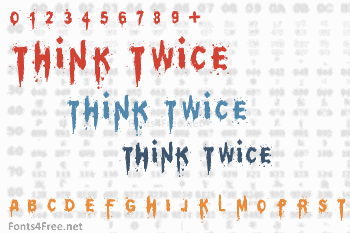 Think Twice Font