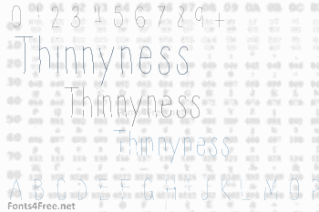 Thinnyness Font