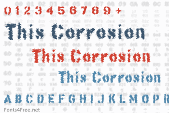 This Corrosion Font