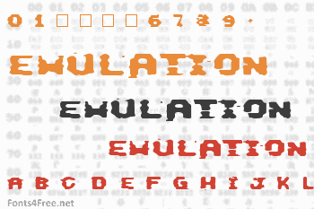 This Emulation Font