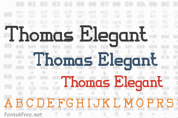 Thomas Elegant Font