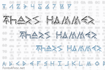 Thors Hammer Font