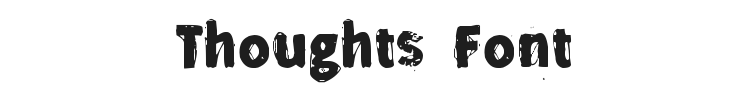 Thoughts Font