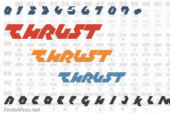 Thrust Font