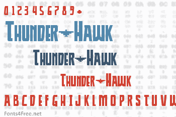 Thunder-Hawk Font