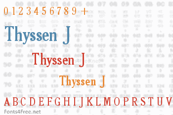 Thyssen J Font