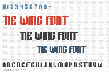 Tie Wing Font