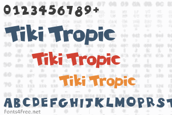 Tiki Tropic Font
