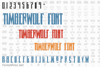 Timberwolf Font