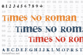 Times No Roman Font