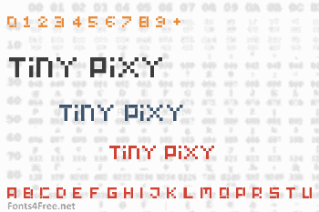 Tiny Pixy Font