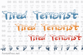 Tired Terrorist Font