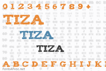 Tiza Font