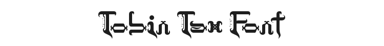 Tobin Tax Font