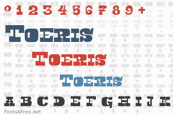 Toeris Font