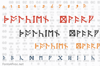Tolkien Dwarf Runes Font