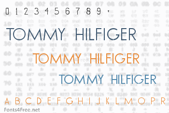 Tommy Hilfiger Font