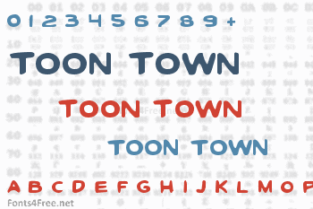 Toon Town Industrial Font